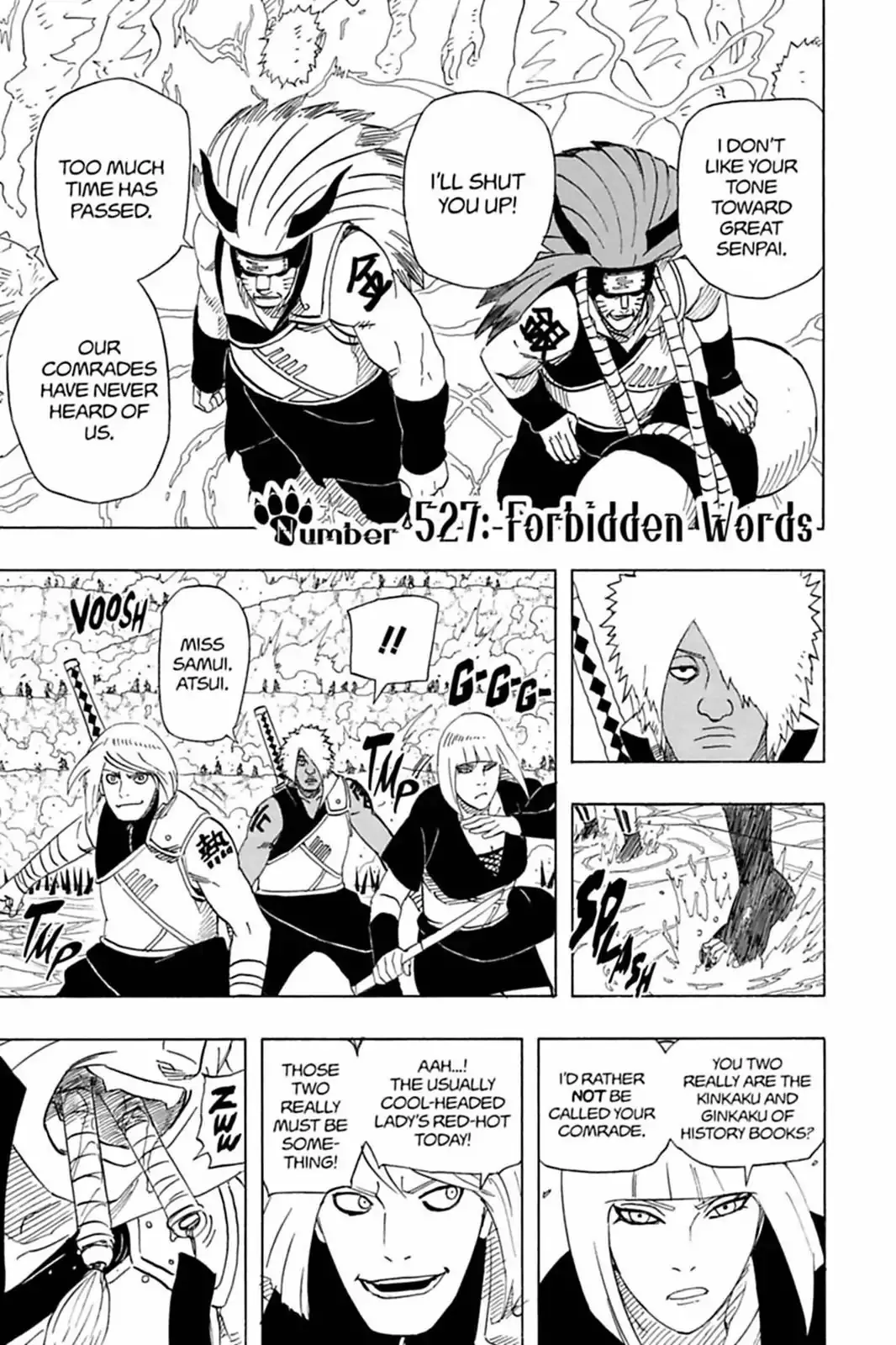 Read Naruto Chapter 527 - Forbidden Words Online