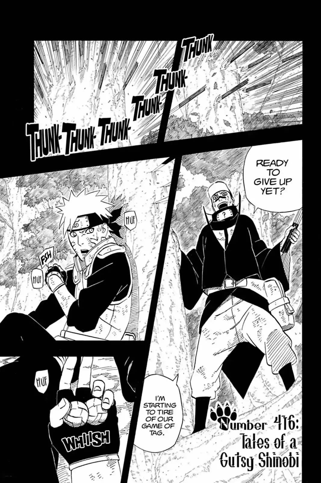 Read Naruto Chapter 416 - Tales Of A Gutsy Shinobi Online