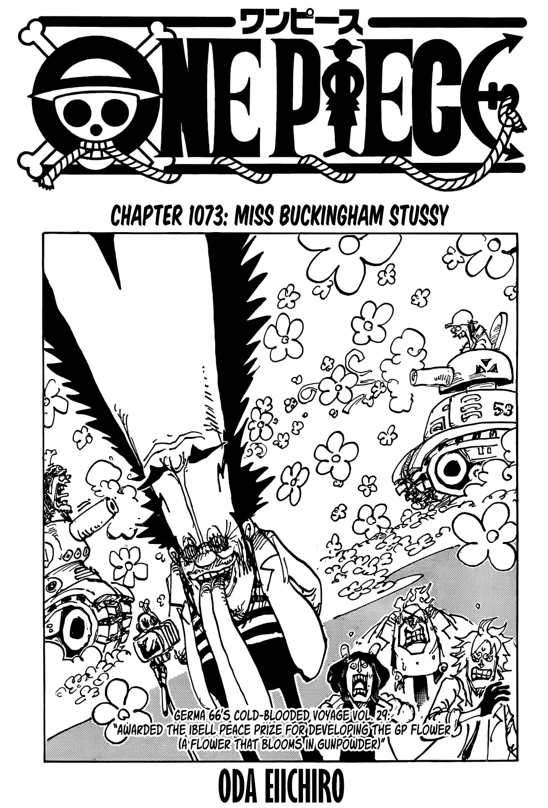 Read One Piece Chapter 1073 - Miss Buckingham Stussy Online