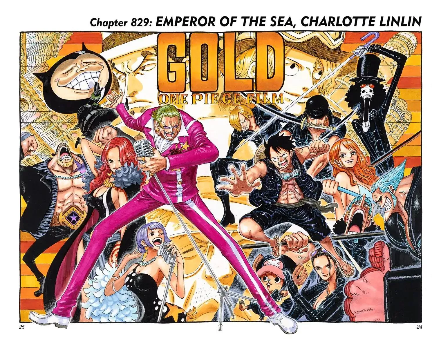 Read One Piece Chapter 829 - Emperor of the Sea, Charlotte Linlin Online