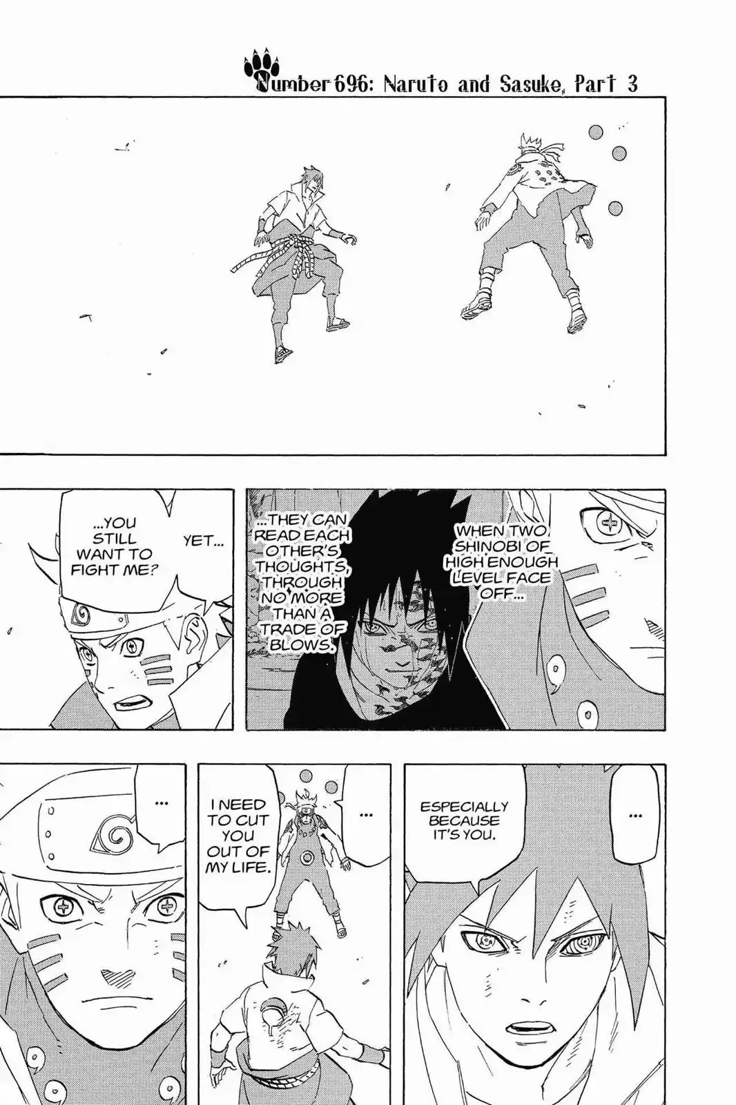 Read Naruto Chapter 696 - Naruto And Sasuke (Part 3) Online