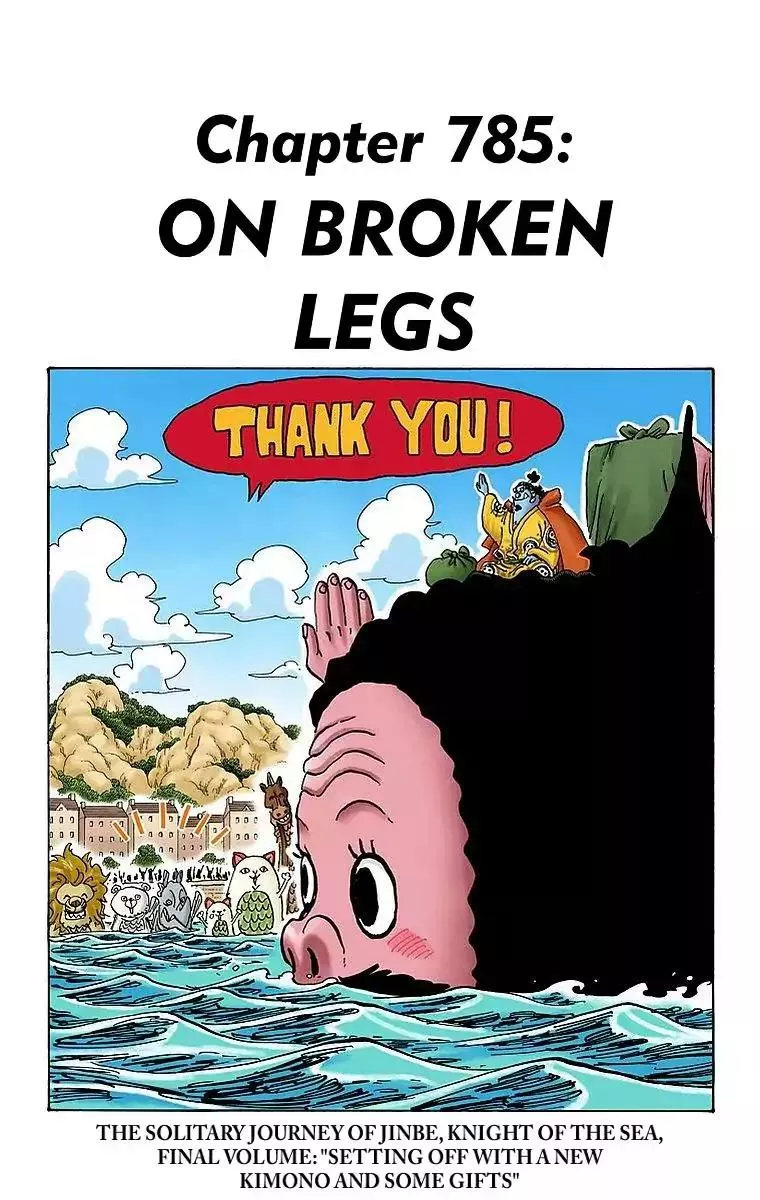 Read One Piece Chapter 785 - On Broken Legs Online