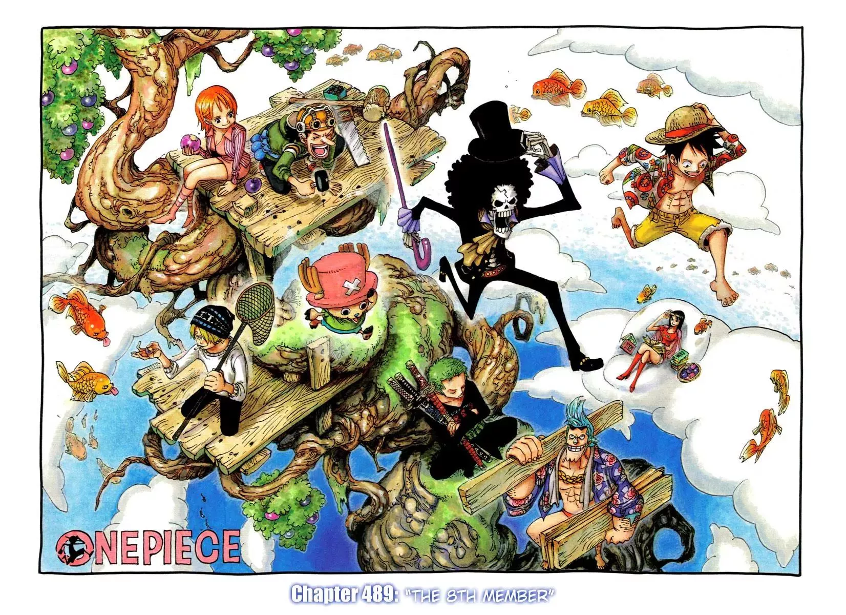 Read One Piece Chapter 489 - The 8th Member Online