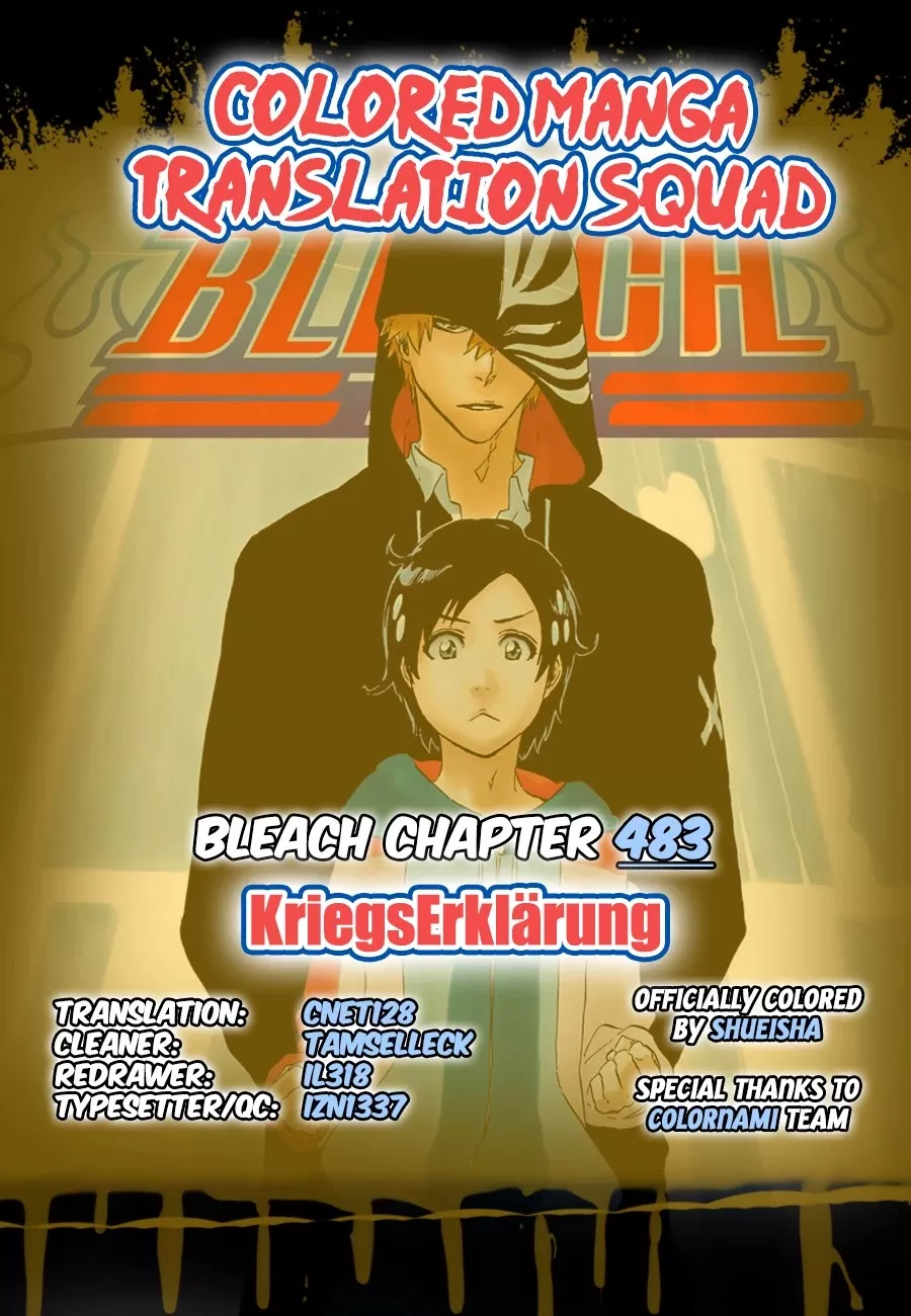 Read Bleach Chapter 483 - KriegsErklärung Online