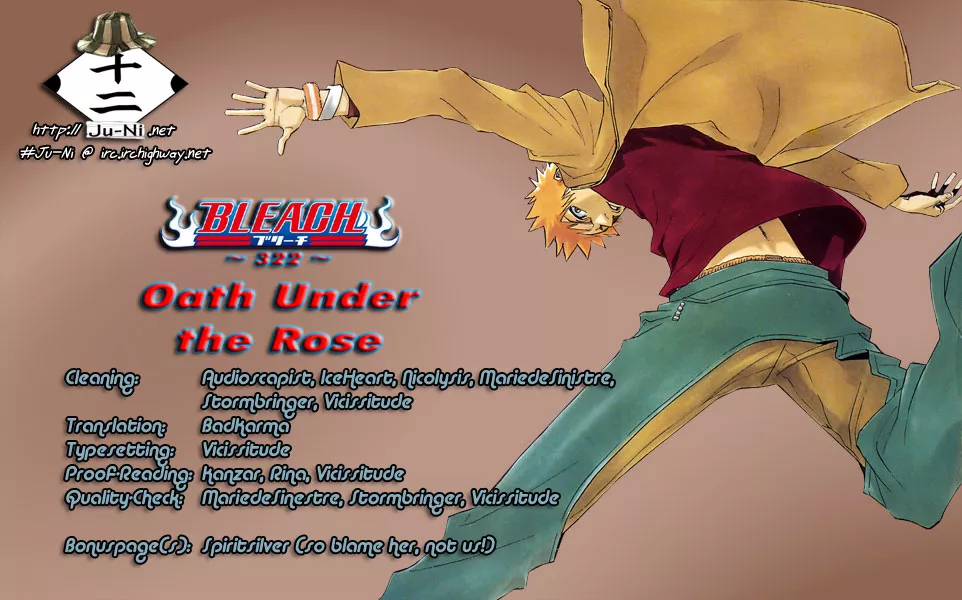 Read Bleach Chapter 322 - Oath Under The Rose Online