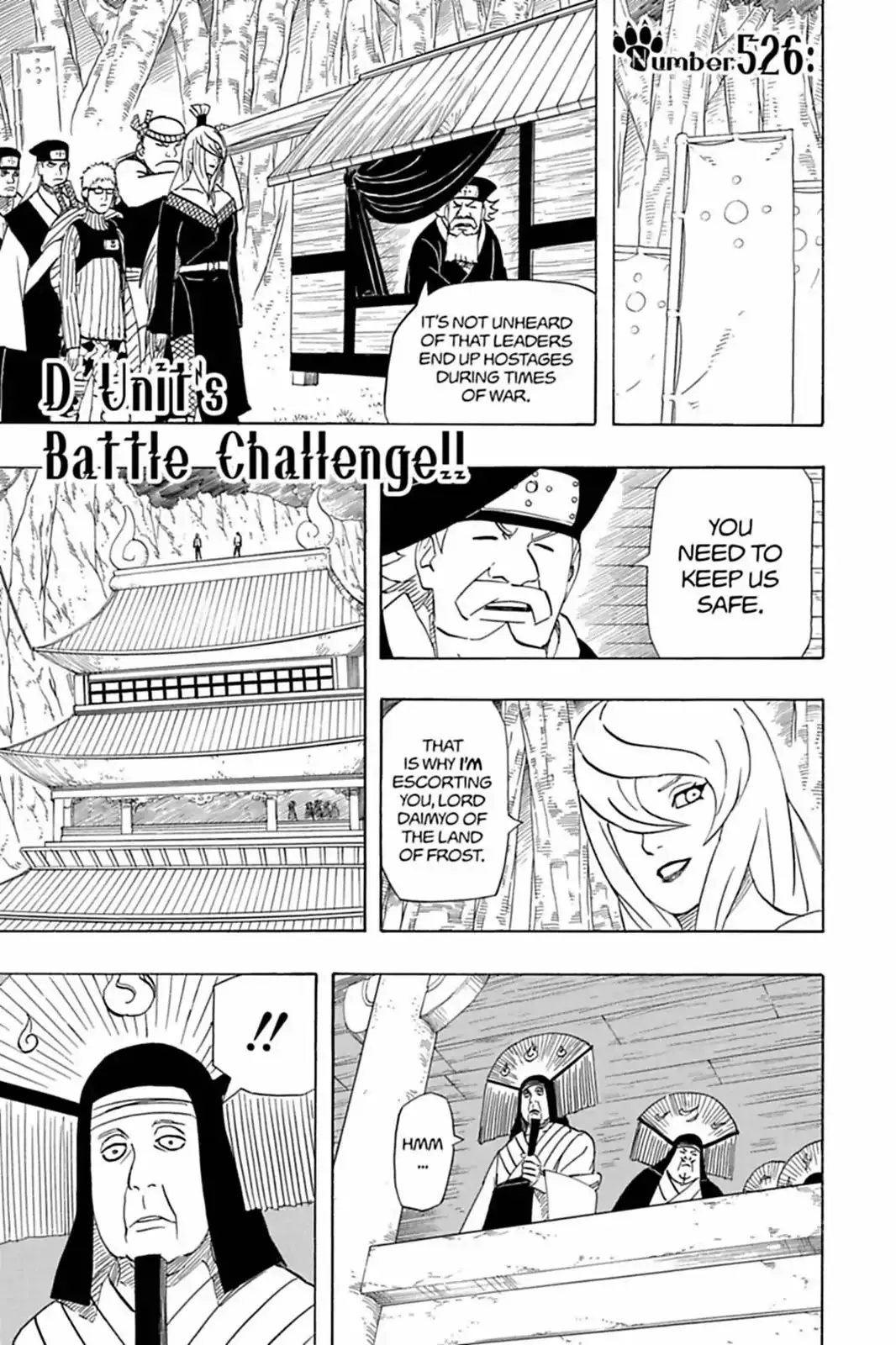 Read Naruto Chapter 526 - D Unit's Battle Challenge!! Online