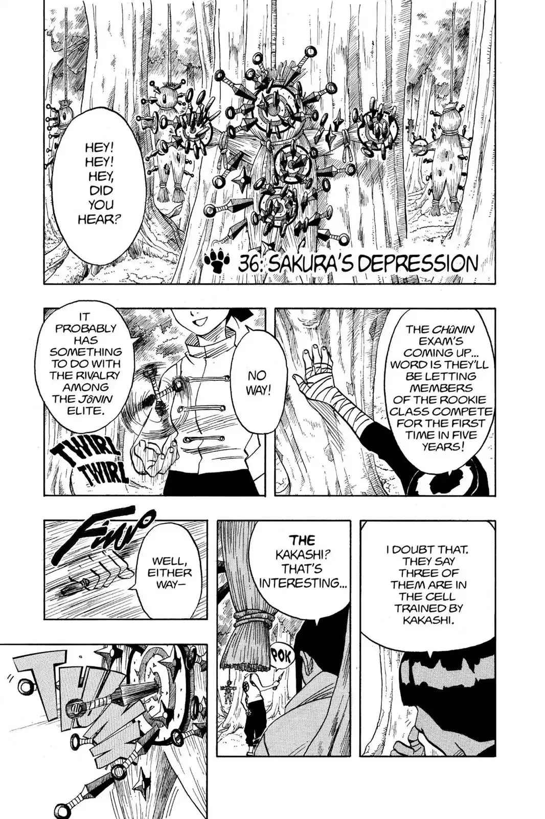 Read Naruto Chapter 36 - Sakura's Depression Online