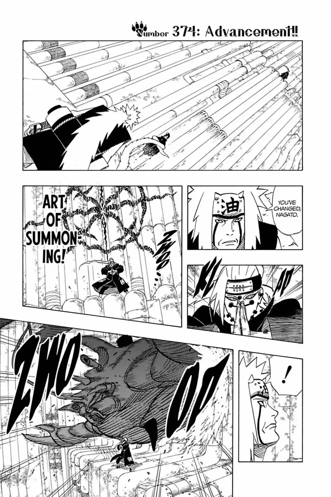 Read Naruto Chapter 374 - Advancement! Online