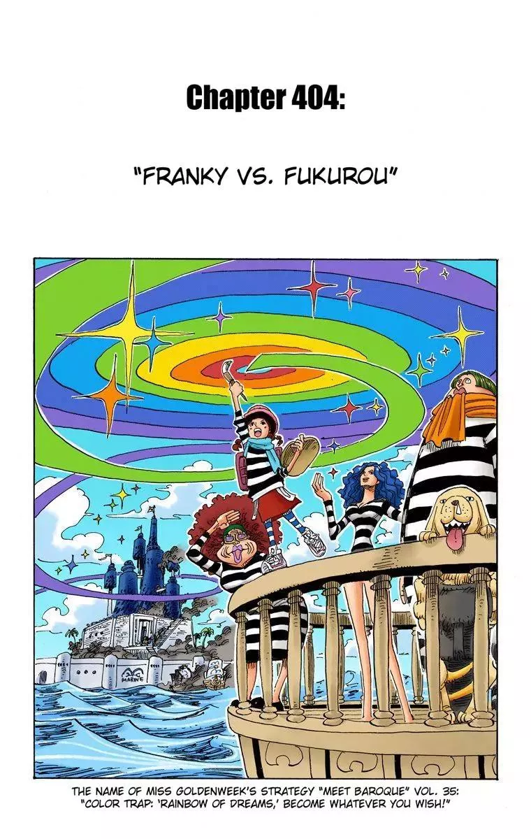 Read One Piece Chapter 404 - Franky vs Fukurou Online