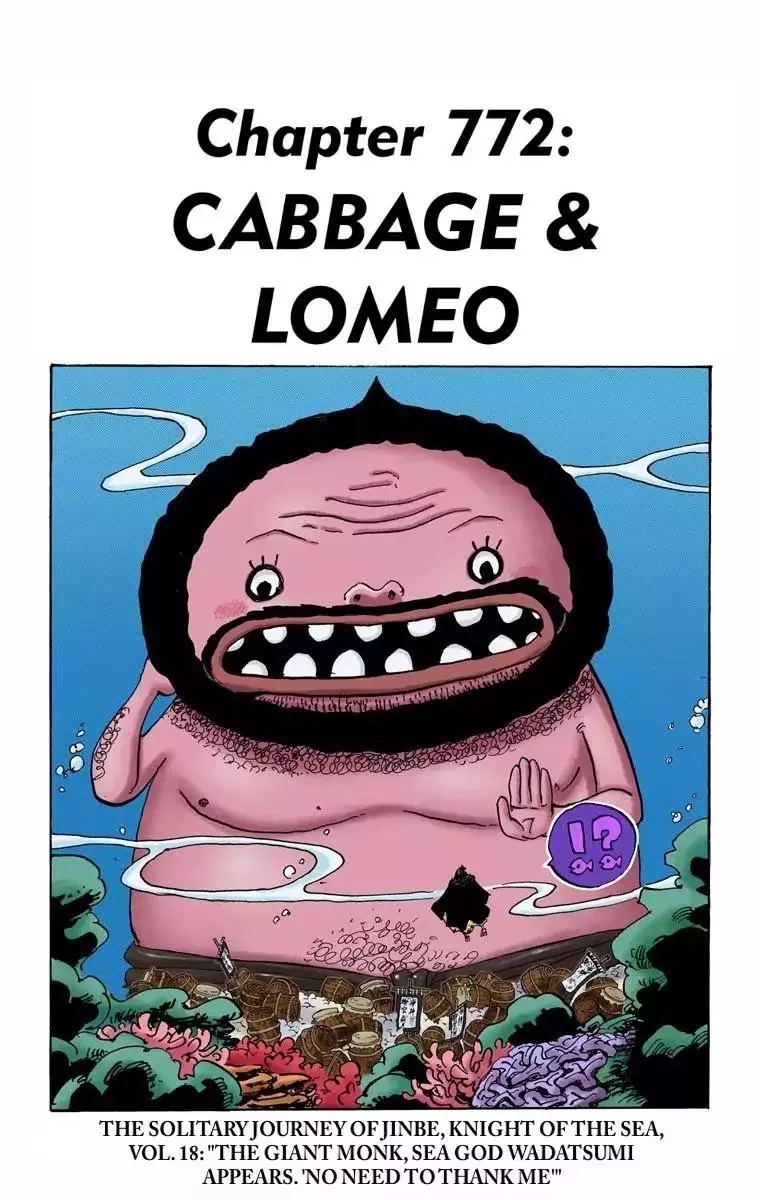 Read One Piece Chapter 772 - Cabbage & Lomeo Online