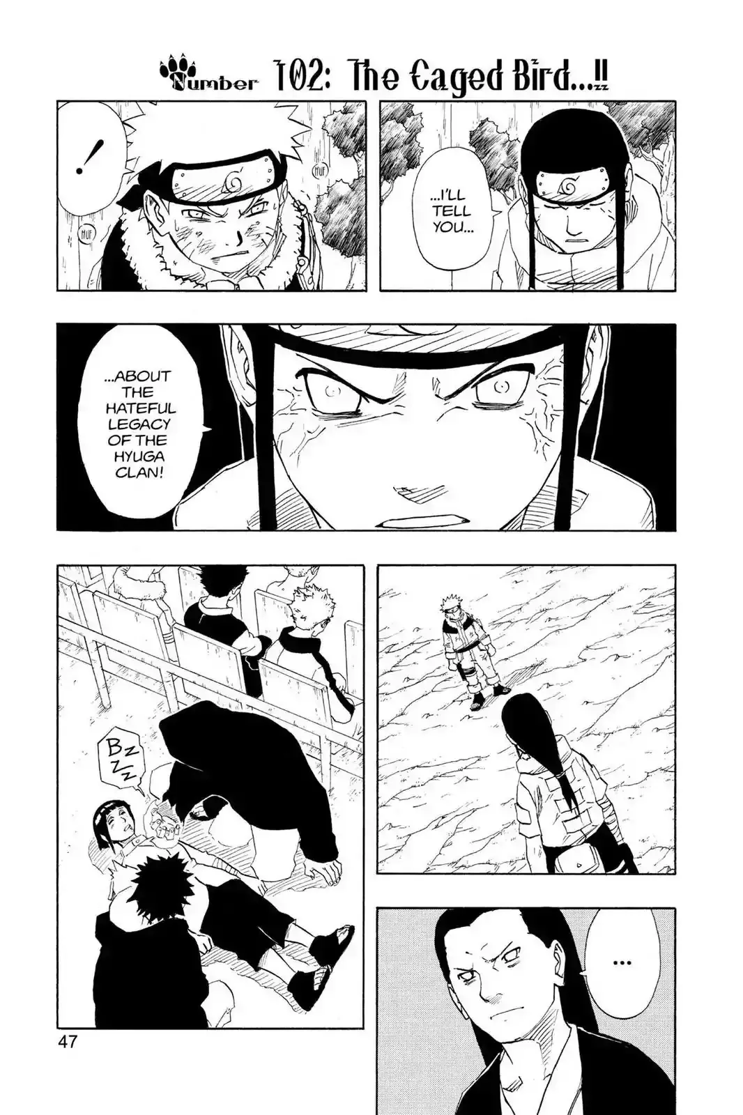 Read Naruto Chapter 102 - The Caged Bird...!! Online