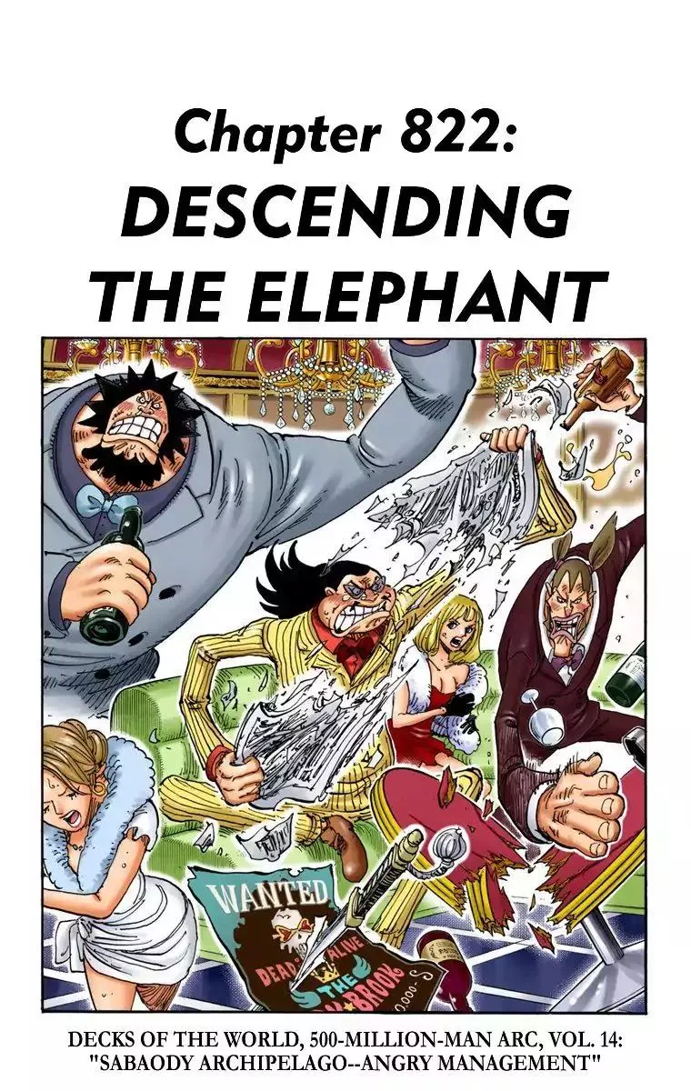 Read One Piece Chapter 822 - Descending The Elephant Online