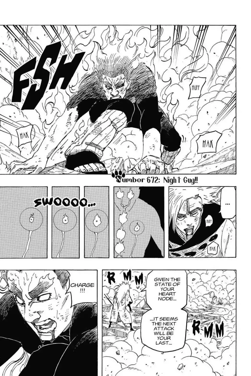 Read Naruto Chapter 672 - Night Guy!! Online