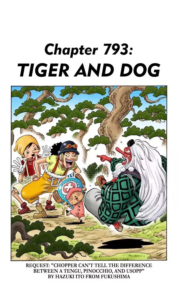 Read One Piece Chapter 793 - Tiger and Dog Online