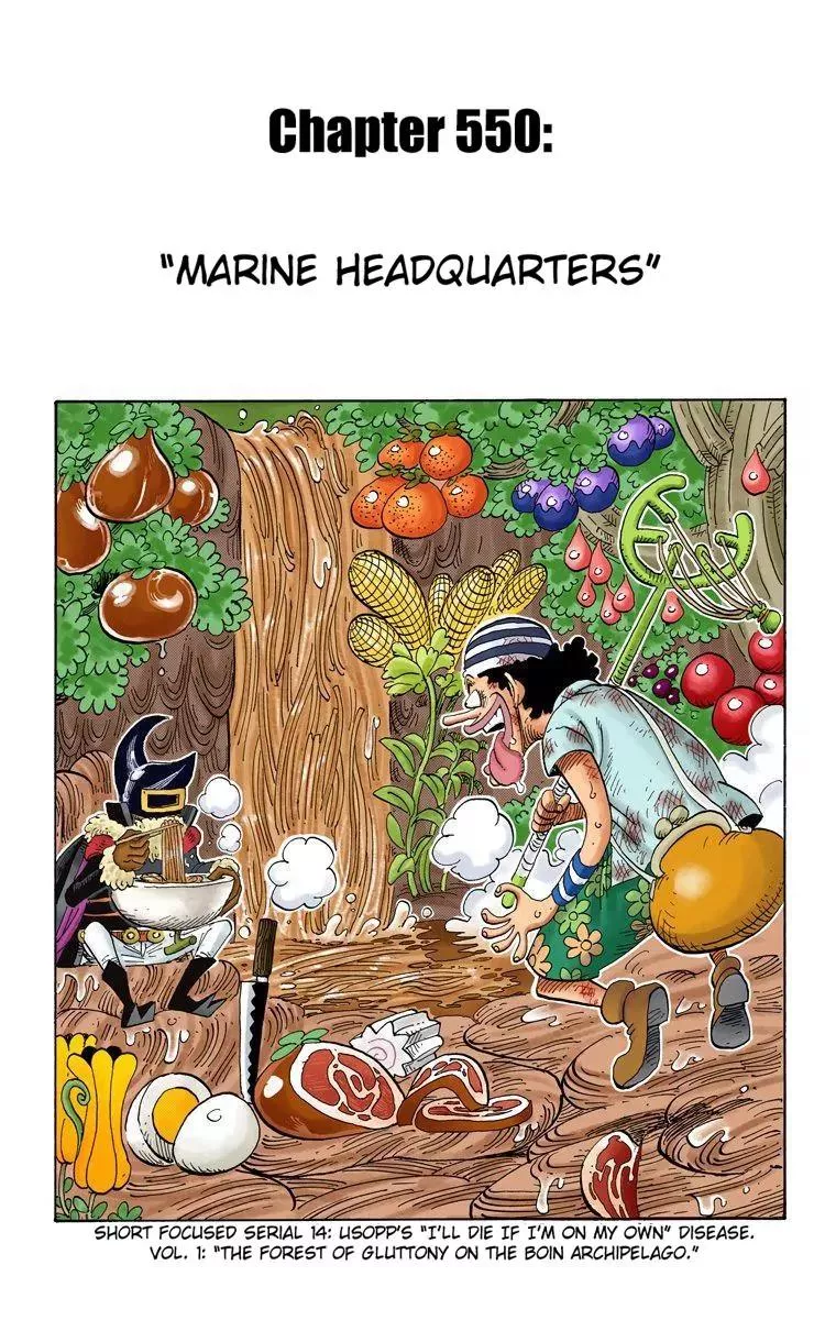 Read One Piece Chapter 550 - Marine Headquarters Online