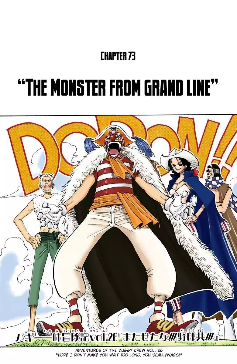 Read One Piece Chapter 73 - The Monster From Grand Line Online