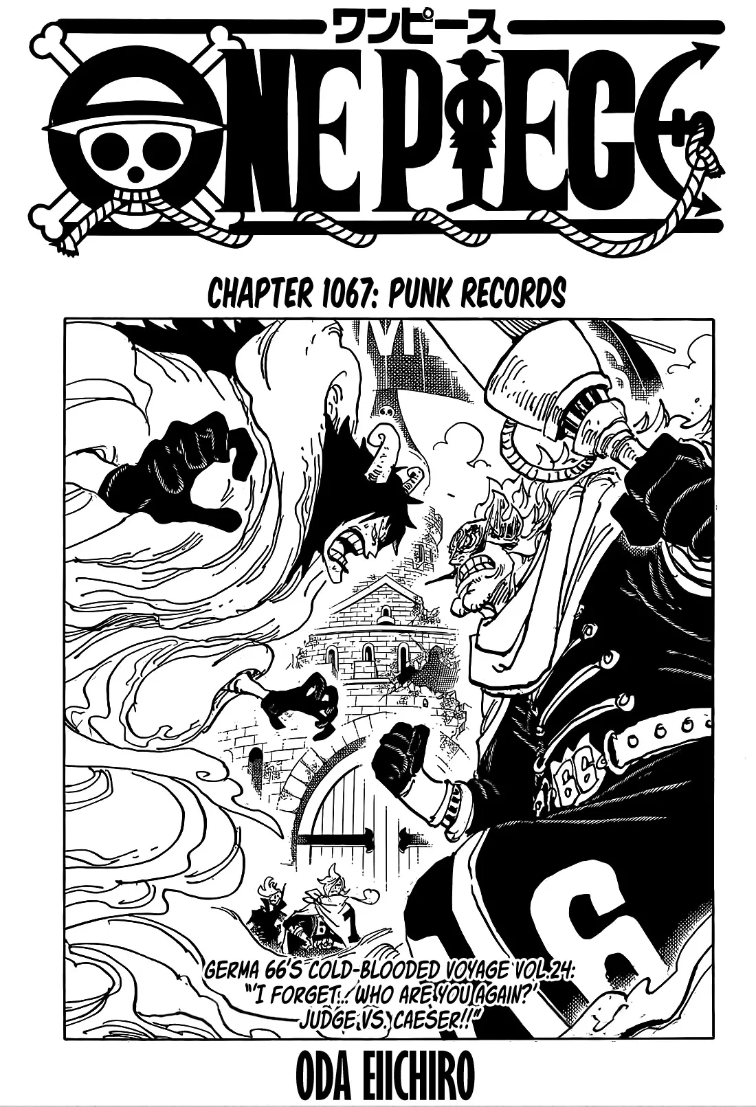 Read One Piece Chapter 1067 - Punk Records Online