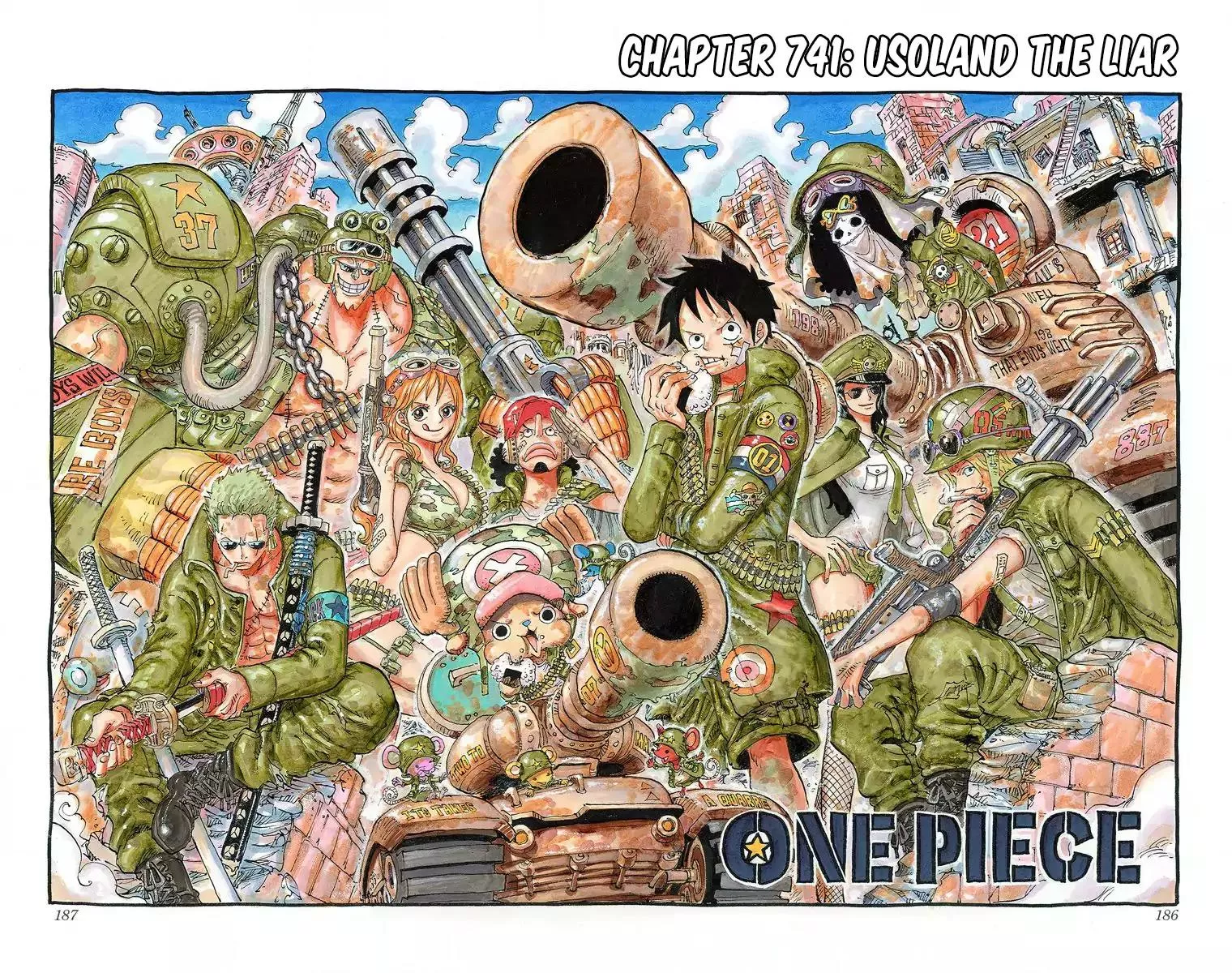 Read One Piece Chapter 741 - Usoland The Liar Online