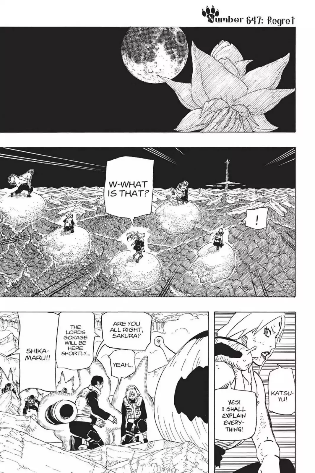 Read Naruto Chapter 647 - Regret Online