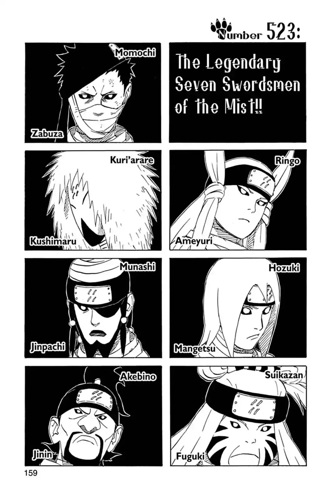 Read Naruto Chapter 523 - The Legendary Seven Swordsmen Of The Mist!! Online