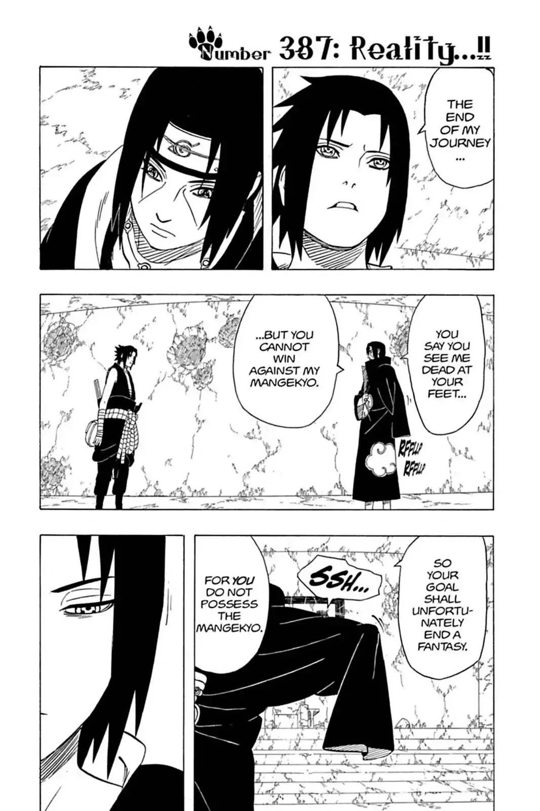 Read Naruto Chapter 387 - Reality...!! Online