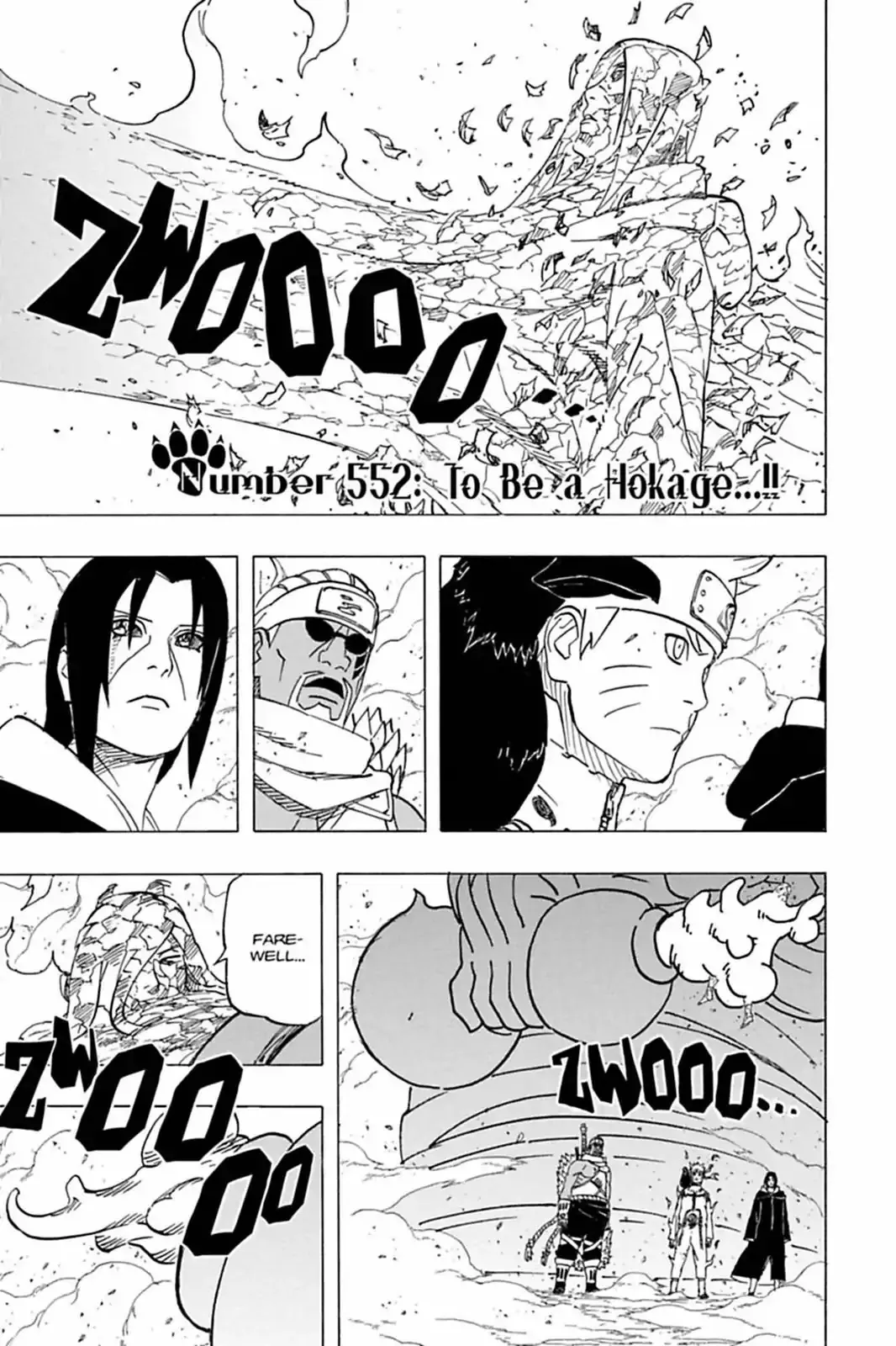 Read Naruto Chapter 552 - To Be A Hokage...!! Online