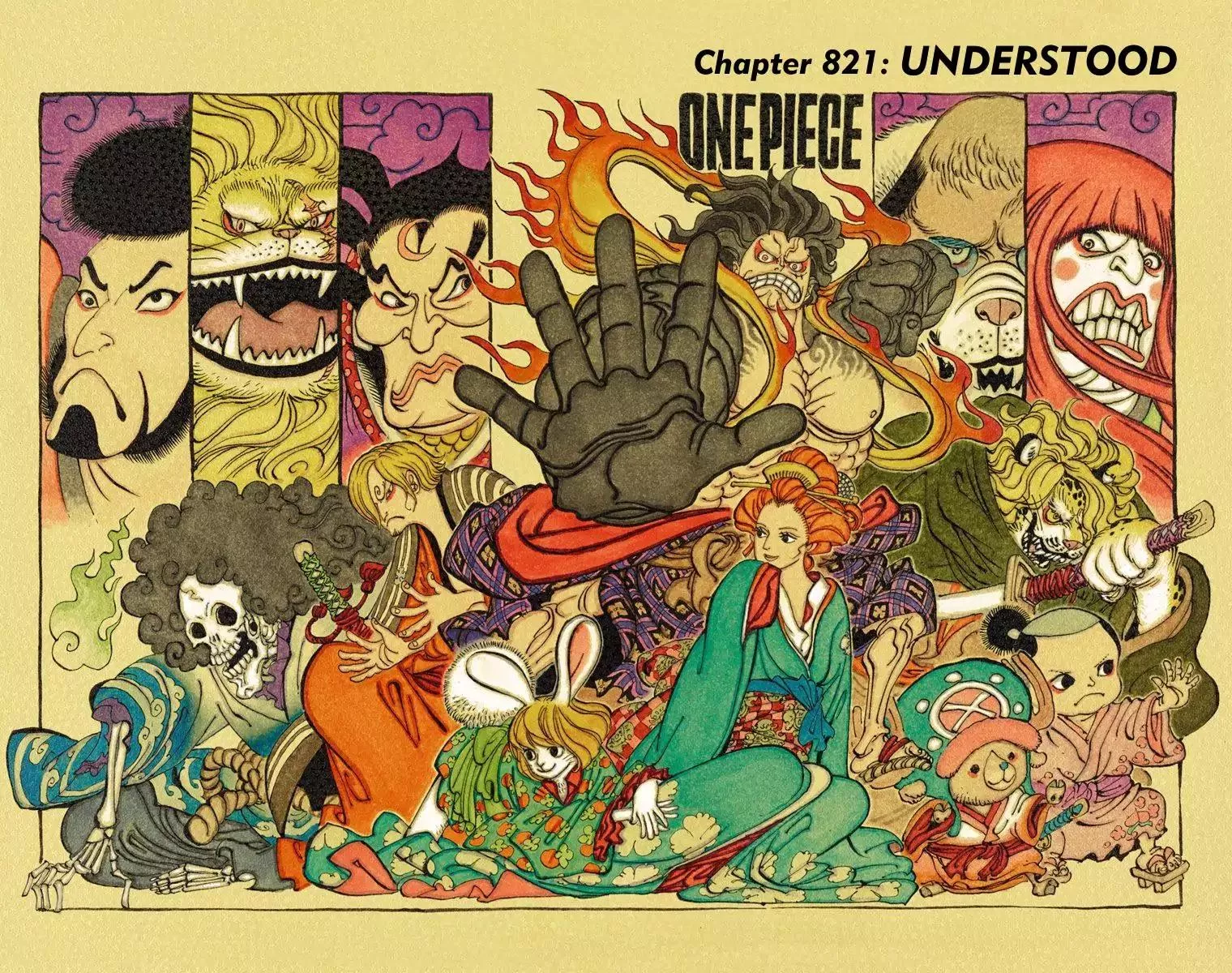 Read One Piece Chapter 821 - Understood Online