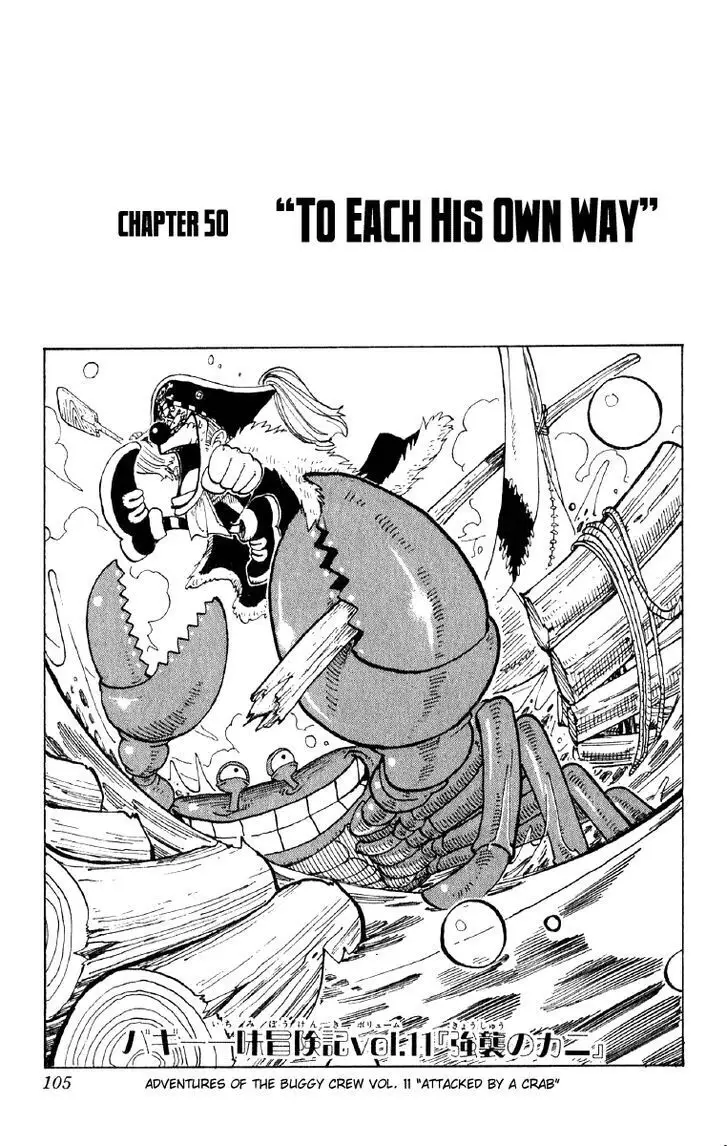 Read One Piece Chapter 050 - To Each His Own Way Online