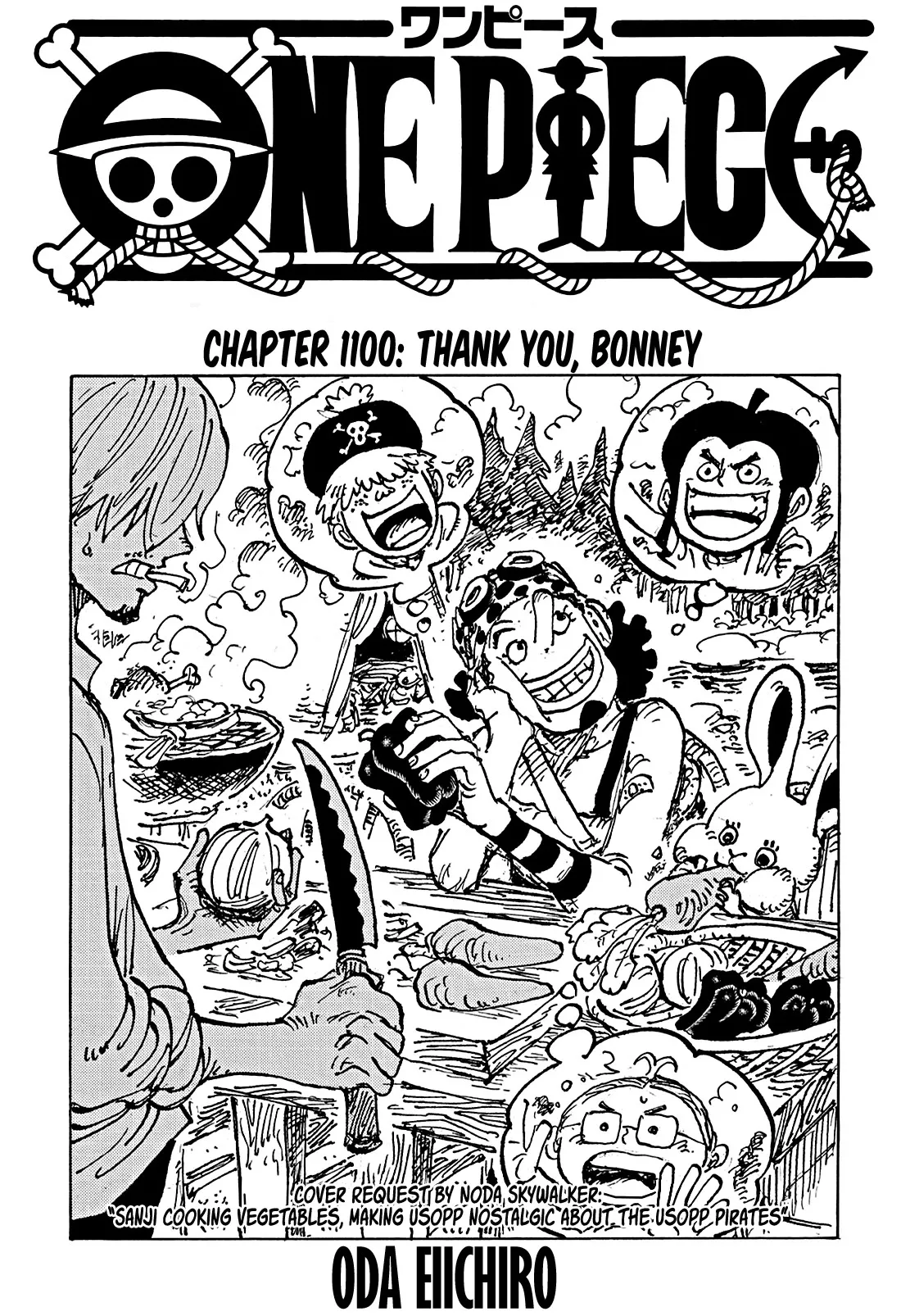 Read One Piece Chapter 1100 - Thank you Bonney Online