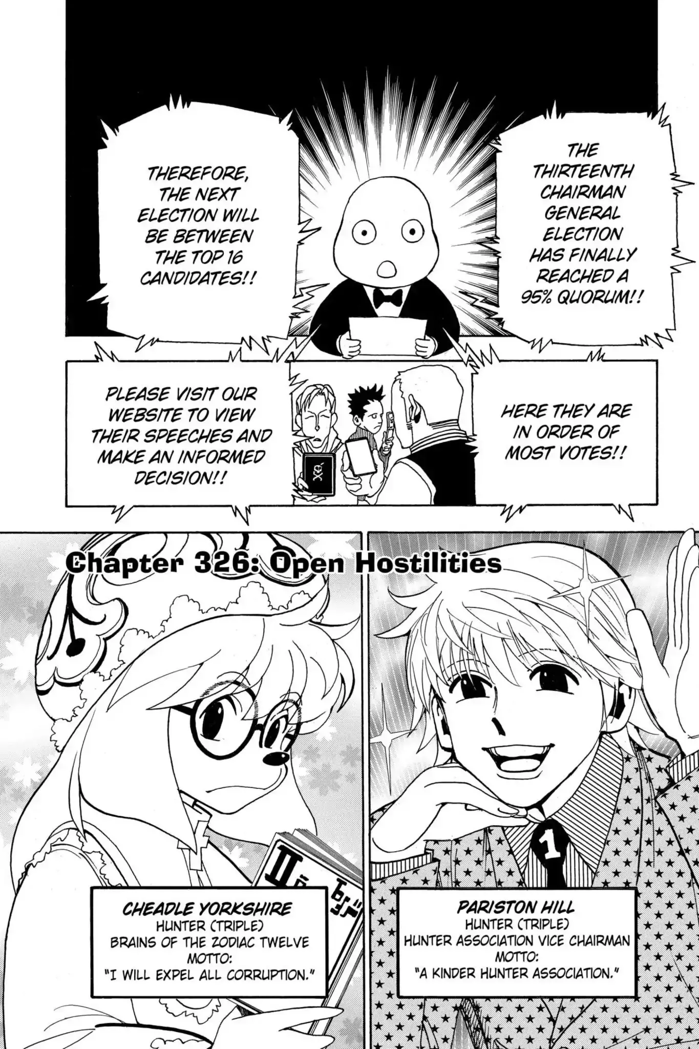 Read Hunter X Hunter Chapter 326 - Open Hostilities Online