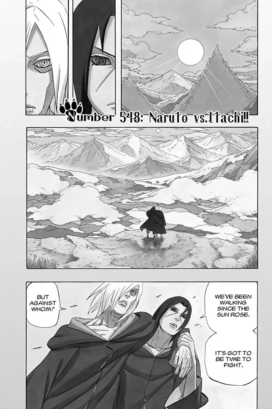 Read Naruto Chapter 548 - Naruto Vs. Itachi!! Online