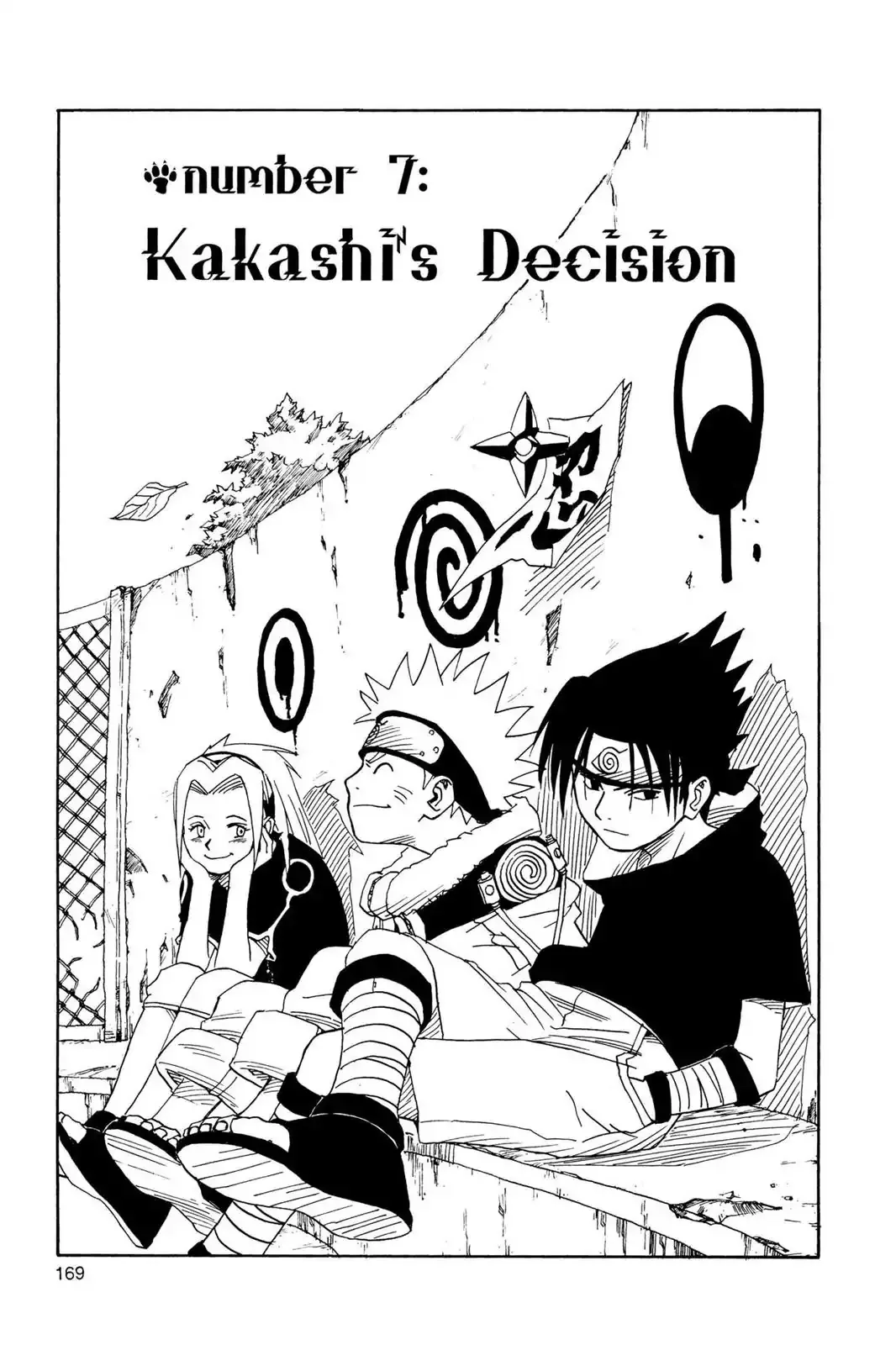 Read Naruto Chapter 7 - Kakashi's Decision Online