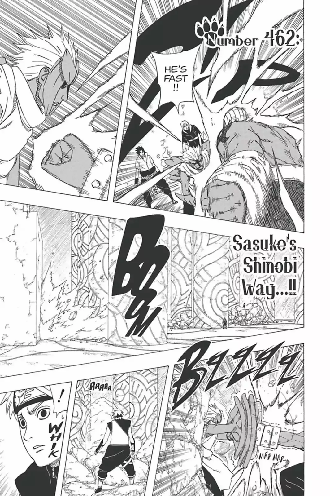 Read Naruto Chapter 462 - Sasuke Shinobi Way..!! Online