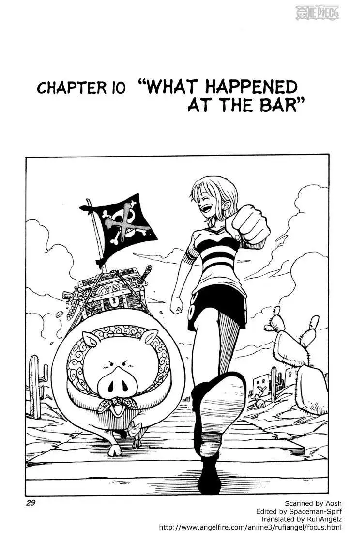 Read One Piece Chapter 010 - What Happened At The Bar Online