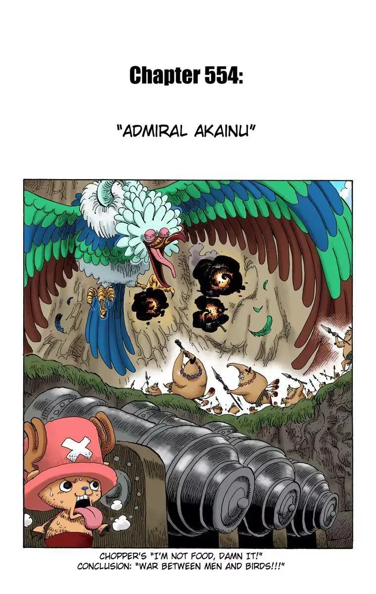 Read One Piece Chapter 554 - Admiral Akainu Online